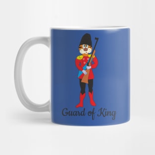 Funny Cat Guard of King Mug